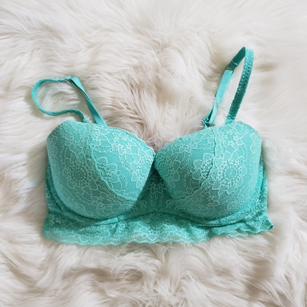 Victoria's secret padded bralette teal